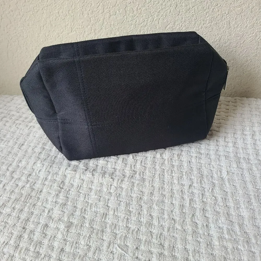YSL Perfums Black Cosmetic Pouch Bag Travel Bag
